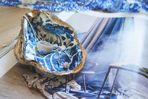 Blue china - Oyster trinket dish (set of 1)