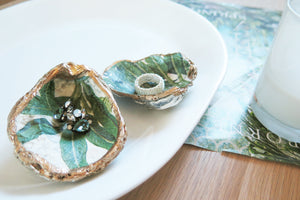 Fern - Oyster trinket dishes (set of 2)