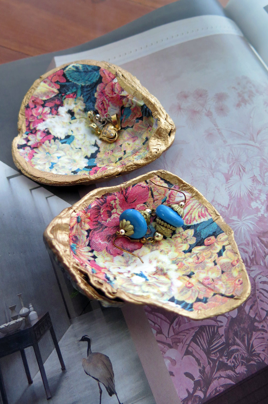 Florabelle - Oyster Trinket Dish (Set of 2)