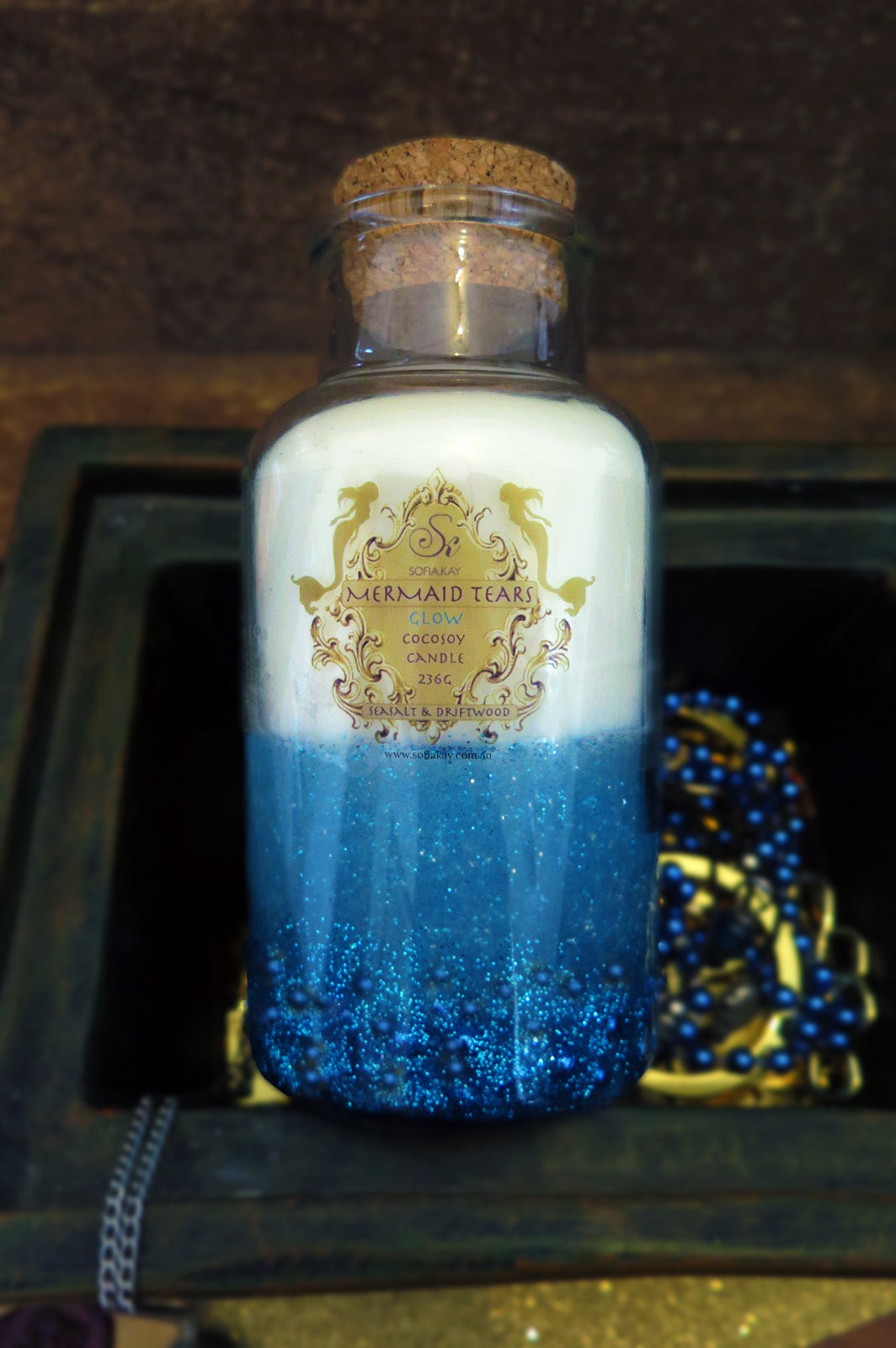 Mermaid Tears Glow Candle